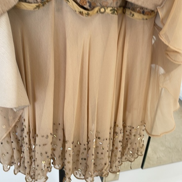 NWT JUNE ANTHROPOLOGIE SUEDE SKIRT WITH REMOVABLE RUFFLE - Picture 6 of 10